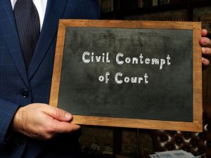 Civil Contempt of Court